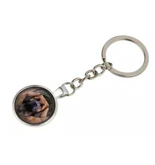 Leonberger - keychain in a box, own photo, keychain pendant from Art-Dog brand