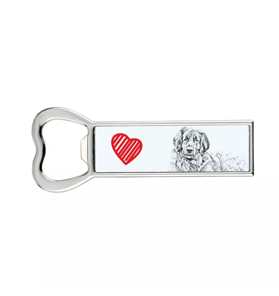 Leonberger - Flaschenöffner mit Hund, personalisierter Flaschenöffner für den Kühlschrank, ein einzigartiges Geschenk für Männer von der Marke Art-Dog