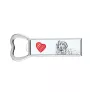 Leonberger - bottle opener with a dog, personalized fridge opener, unique gift for a man by Art-Dog brand
