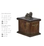Lhasa Apso - urn for the ashes of a dog, urn with a statuette, elegant urn in the classic style of the Art-Dog brand