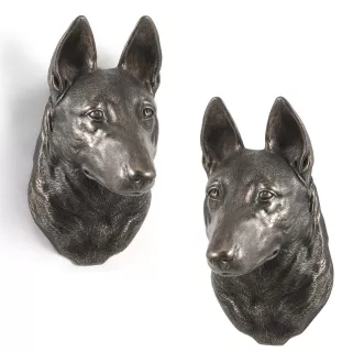 Malinois chien de berger belge - Statue de chien, buste suspendu, décoration unique pour les amoureux des chiens par la marque Art-Dog