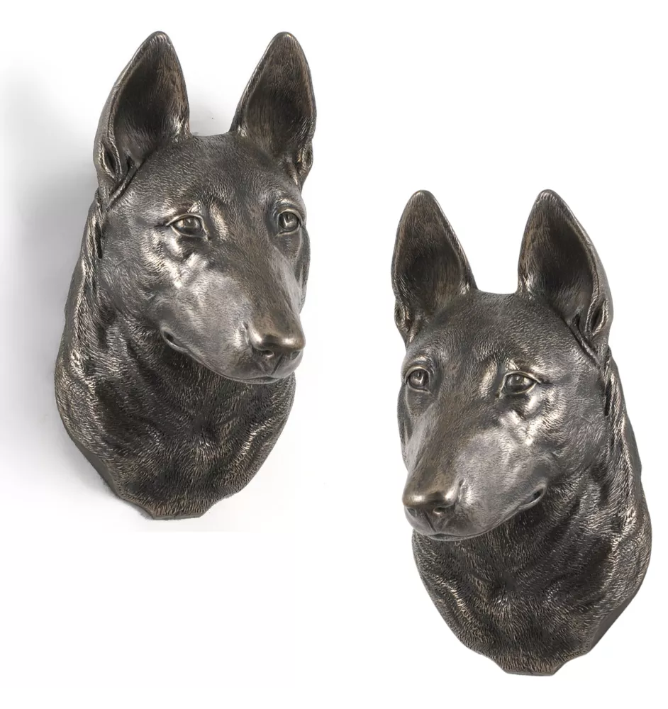 Malinois Belgischer Schäferhund - Hundestatue, hängende Büste, einzigartige Dekoration für Hundeliebhaber der Marke Art-Dog
