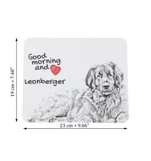 Leonberger podkładka pod mysz z psem Art-Dog