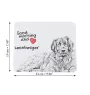 Leonberger - Mauspad mit Druck, personalisiertes Mauspad mit Hund, einzigartiges Gadget für Büroangestellte von Art-Dog.