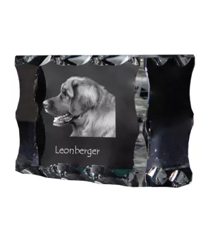 Leonberger ramka kryształowa z psem Art-Dog