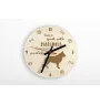 Malinois Belgian Shepherd Dog - clock with dog, wooden clock with engraving, personalised clock by Art-Dog