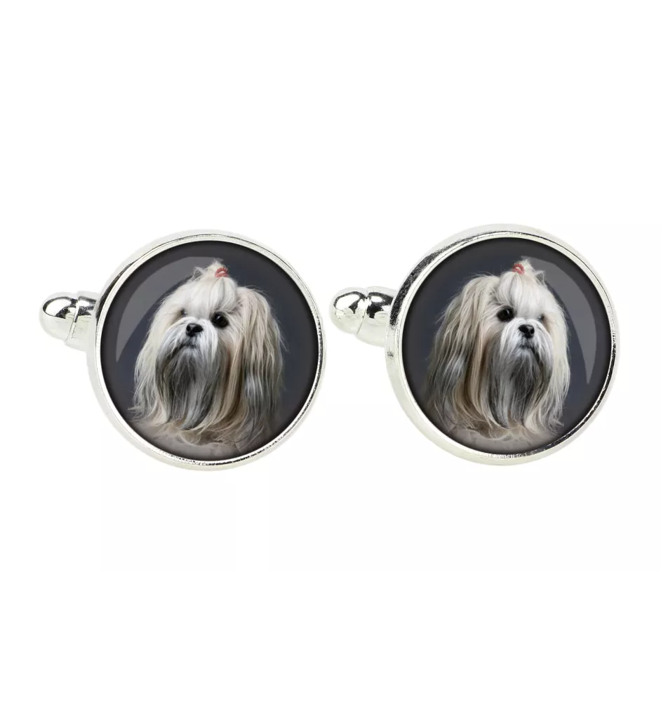 Lhasa Apso - cufflinks, a shirt accessory, a shirt pendant from the Art-Dog brand