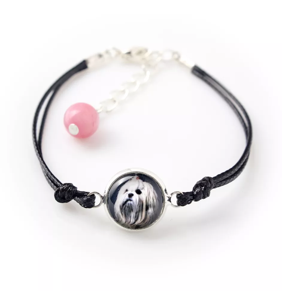 Lhasa Apso, Lhasaterrier, Löwenhund - Armband mit Ihrem Foto handgefertigt, einzigartiger Schmuck der Marke Art-Dog