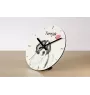 Leonberger - wall clock with a dog, shelf clock with a print, personalized home decoration from the Art-Dog brand