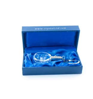 Leonberger - Anhänger mit einem Foto eines Hundes, Schlüsselanhänger aus Kristall in einer Geschenkbox, ein einzigartiges Geschenk von Art-Dog