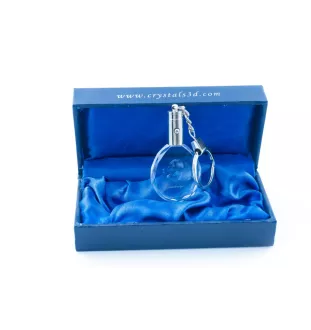 Leonberger - Anhänger mit einem Foto eines Hundes, Schlüsselanhänger aus Kristall in einer Geschenkbox, ein einzigartiges Geschenk von Art-Dog