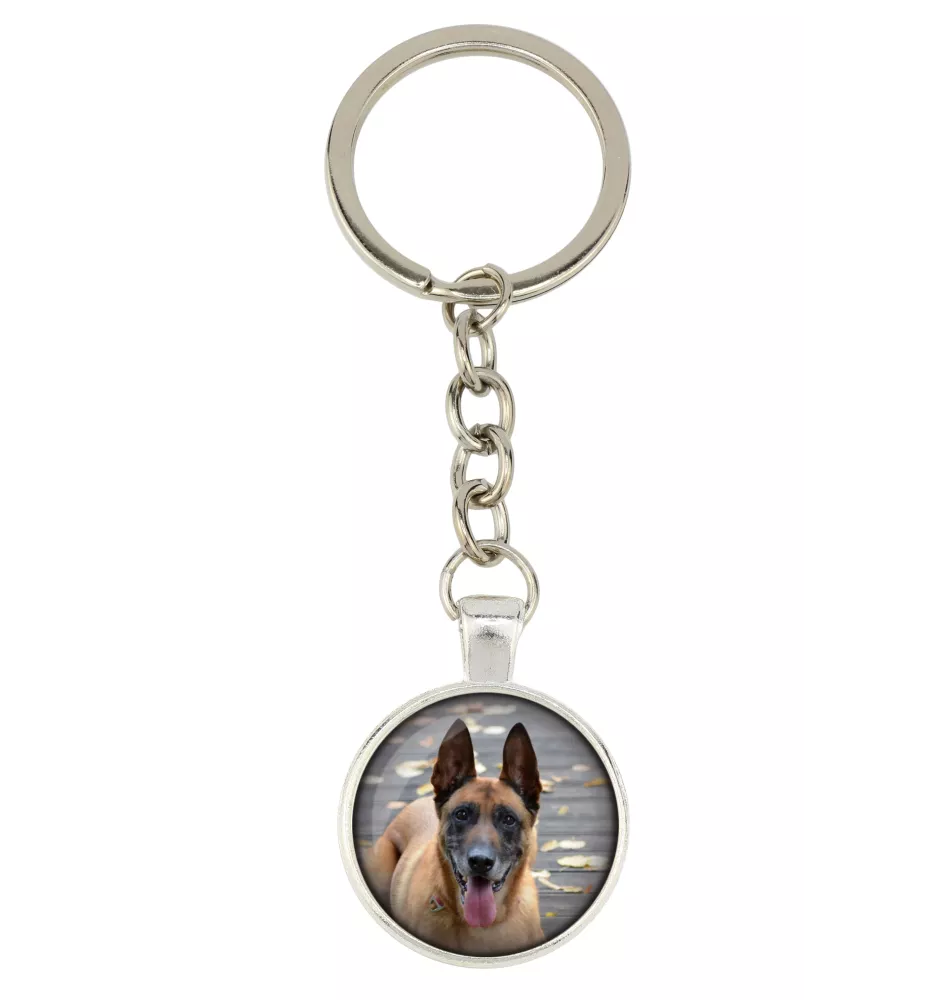 Malinois chien de berger belge - porte-clés avec votre photo, accessoire pour clés, breloque pour sac de la marque Art-Dog