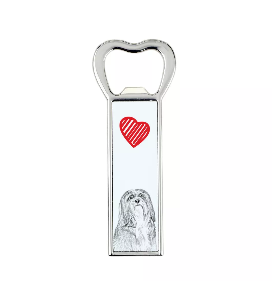Lhasa Apso - ouvre-bouteille avec chien, ouvre-bouteille personnalisé pour réfrigérateur, cadeau unique pour homme de la marque Art-Dog
