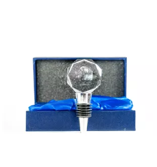 Leonberger - Bottle stopper, crystal wine stopper with photo, personalised gift for bartender by Art-Dog brand