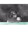 Leonberger zegar w kształcie serca z psem Art-Dog