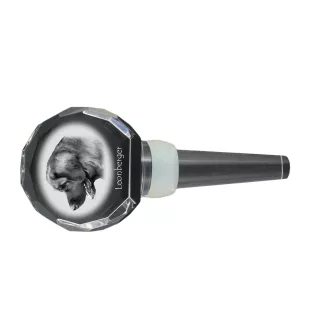 Leonberger grubszy stopper do wina z psem Art-Dog