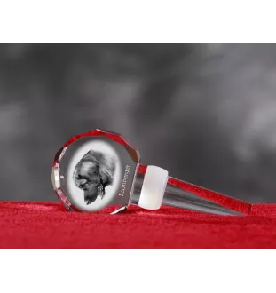 Leonberger grubszy stopper do wina z psem Art-Dog