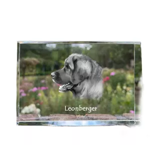 Leonberger kryształ z psem Art-Dog