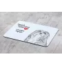 Lhasa Apso - mouse pad with print, personalized dog-themed mouse pad, unique gadget for an office worker by Art-Dog brand