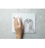 Lhasa Apso, Lhasaterrier, Löwenhund - Mauspad mit Druck, personalisiertes Mauspad mit Hund, einzigartiges Gadget für Büroangestellte von Art-Dog.