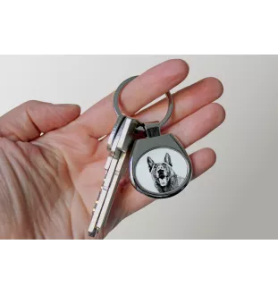 Malinois chien de berger belge - porte-clés avec chien, porte-clés imprimé, breloque personnalisée de la marque Art-Dog