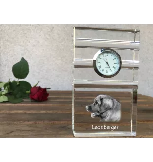 Leonberger zegar trój-paskowy z psem Art-Dog