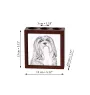 Lhasa Apso, Lhasaterrier, Löwenhund - Stifthalter mit Hund, Schreibtischorganizer mit Aufdruck, personalisierte Schreibtischdekoration der Marke Art-Dog
