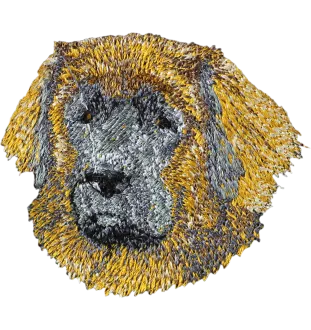 Leonberger, Chien De Leonberg - écusson en forme de chien, patch brodé, décoration unique pour sac à dos de la marque Art-Dog