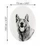 Malinois Owczarek belgijski płyta nagrobna ze zdjęciem psa Art-Dog