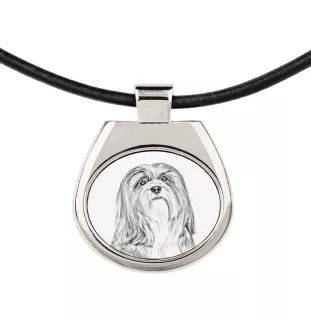 Lhasa Apso - collier avec chien, pendentif personnalisé avec photo, collier unique pour femmes et hommes de la marque Art-Dog