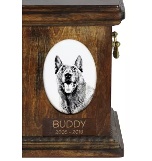 Malinois Owczarek belgijski płyta nagrobna ze zdjęciem psa Art-Dog