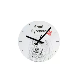 Lhasa Apso - wall clock with a dog, shelf clock with a print, personalized home decoration from the Art-Dog brand