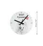 Lhasa Apso - wall clock with a dog, shelf clock with a print, personalized home decoration from the Art-Dog brand