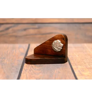 Leonberger - wooden candle holder with a dog, tealight holder, a memorial place for a dog by Art-Dog brand