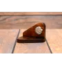 Leonberger, Chien De Leonberg - bougeoir en bois avec un chien, support pour bougie chauffe-plat, lieu de mémoire pour chien de la marque Art-Dog