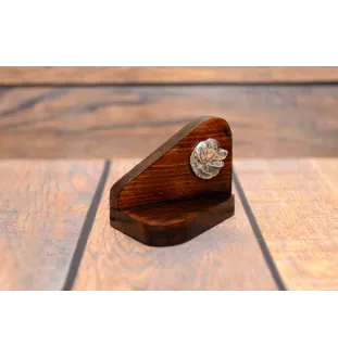 Leonberger, Chien De Leonberg - bougeoir en bois avec un chien, support pour bougie chauffe-plat, lieu de mémoire pour chien de la marque Art-Dog