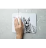 Malinois Belgian Shepherd Dog - mouse pad with print, personalized dog-themed mouse pad, unique gadget for an office worker by Art-Dog brand