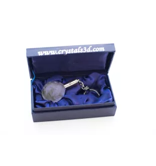 Lhasa Apso, Lhasaterrier, Löwenhund - Anhänger mit einem Foto eines Hundes, Schlüsselanhänger aus Kristall in einer Geschenkbox, ein einzigartiges Geschenk von Art-Dog