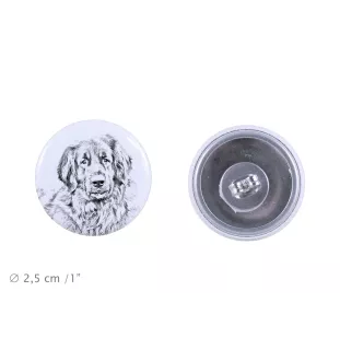 Leonberger, Chien De Leonberg - boucles d'oreilles uniques avec un chien, votre animal de compagnie sur un porte-clés, marque propre Art-Dog