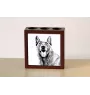 Malinois Belgischer Schäferhund - Stifthalter mit Hund, Schreibtischorganizer mit Aufdruck, personalisierte Schreibtischdekoration der Marke Art-Dog