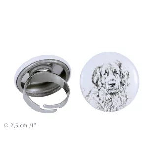 Leonberger, Chien De Leonberg - bijoux pour femmes avec l'image d'un chien, produit fait à la main, possibilité d'ajouter sa propre photo, marque Art-Dog