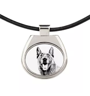 Malinois Belgian Shepherd Dog - dog necklace, personalized pendant with a photo, unique necklace for women and men by Art-Dog brand