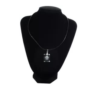 Lhasa Apso - Crystal dog pendant, photo necklace, unique jewellery by Art-Dog