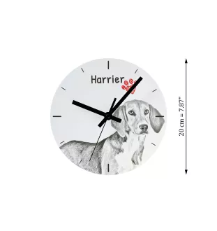 Malinois Belgian Shepherd Dog - wall clock with a dog, shelf clock with a print, personalized home decoration from the Art-Dog brand