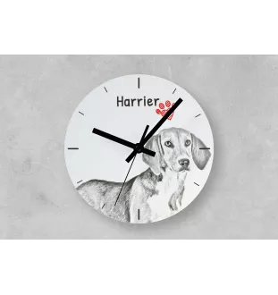 Malinois Belgian Shepherd Dog - wall clock with a dog, shelf clock with a print, personalized home decoration from the Art-Dog brand