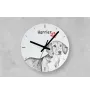 Malinois Belgian Shepherd Dog - wall clock with a dog, shelf clock with a print, personalized home decoration from the Art-Dog brand