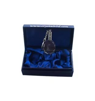 Malinois Belgian Shepherd Dog - pendant with a photo of a dog, crystal key ring in a gift box, a unique gift by Art-Dog