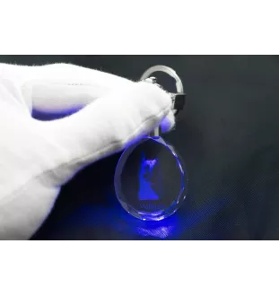 Malinois Belgischer Schäferhund - Anhänger mit einem Foto eines Hundes, Schlüsselanhänger aus Kristall in einer Geschenkbox, ein einzigartiges Geschenk von Art-Dog