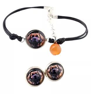 Leonberger - Schmuckset mit Ihrem Foto, Schmuckstück für Frauen, handgefertigtes Produkt, handgefertigtes Produkt mit Leidenschaft für die Marke Art-Dog.