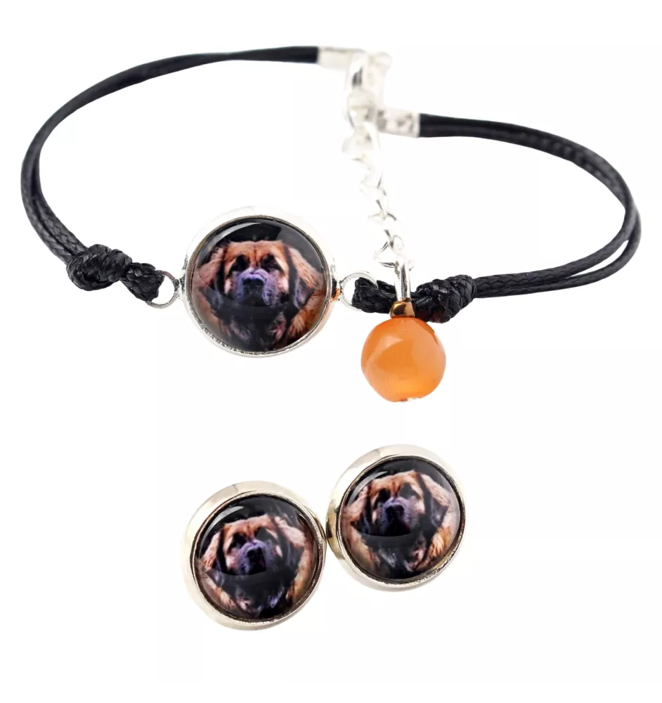 Leonberger - Schmuckset mit Ihrem Foto, Schmuckstück für Frauen, handgefertigtes Produkt, handgefertigtes Produkt mit Leidenschaft für die Marke Art-Dog.